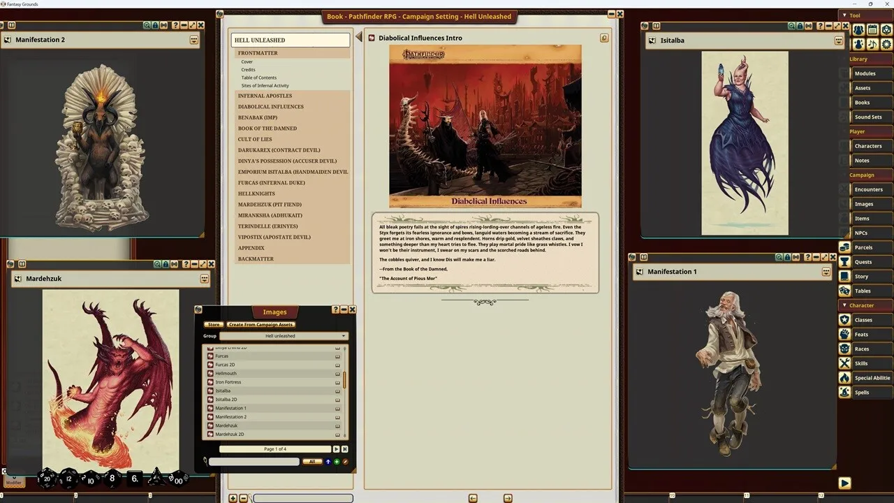 Fantasy Grounds - Pathfinder RPG - Campaign Setting: Hell Unleashed Screenshot 0