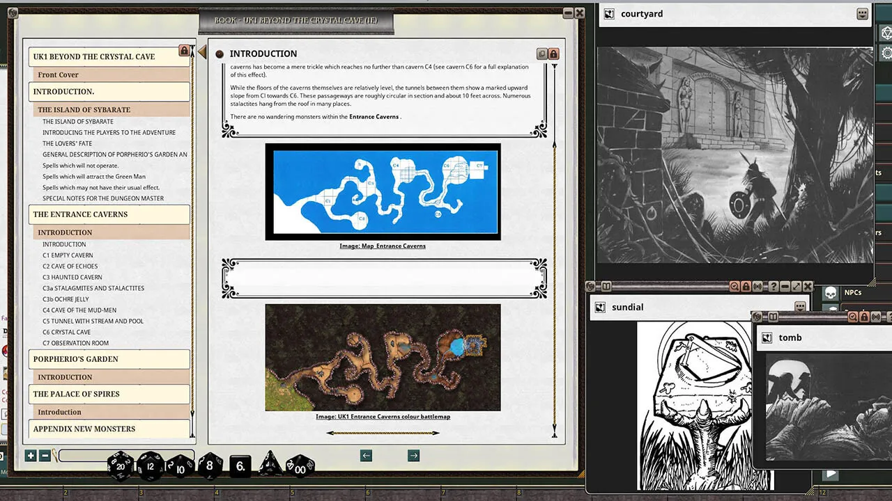 Fantasy Grounds - D&D Classics:UK1 Beyond the Crystal Cave (1E) Screenshot 2