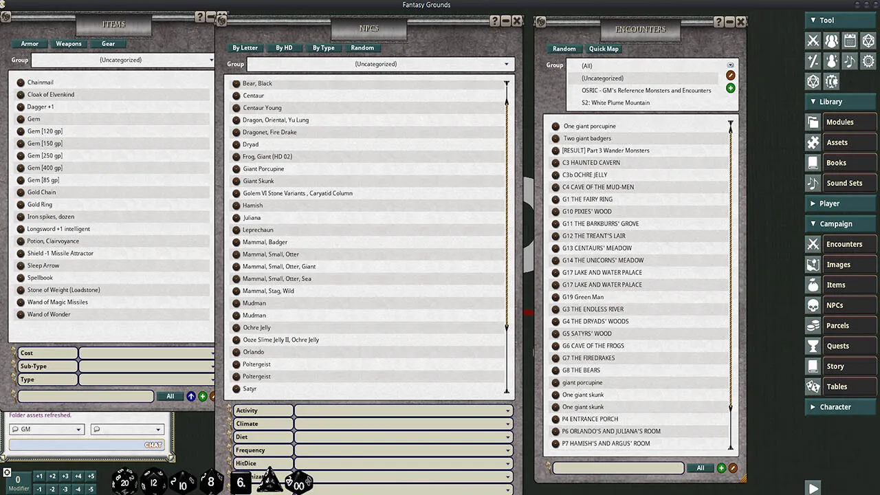 Fantasy Grounds - D&D Classics:UK1 Beyond the Crystal Cave (1E) Screenshot 4