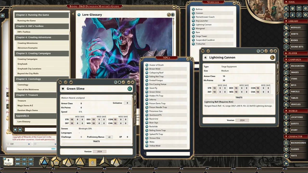Fantasy Grounds - Dungeons & Dragons Dungeon Master's Guide Screenshot 4