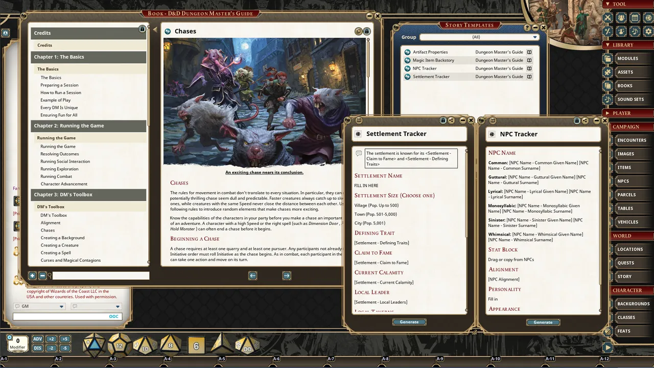 Fantasy Grounds - Dungeons & Dragons Dungeon Master's Guide Screenshot 11