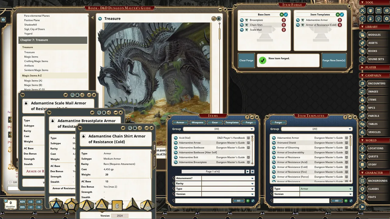 Fantasy Grounds - Dungeons & Dragons Dungeon Master's Guide Screenshot 8