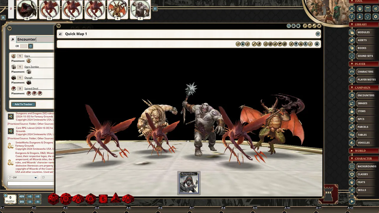Fantasy Grounds - Dungeons & Dragons Monster Manual Screenshot 1