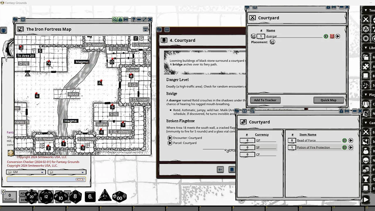 Fantasy Grounds - Cursed Scroll Zine, Vol. 2: Red Sands Screenshot 1