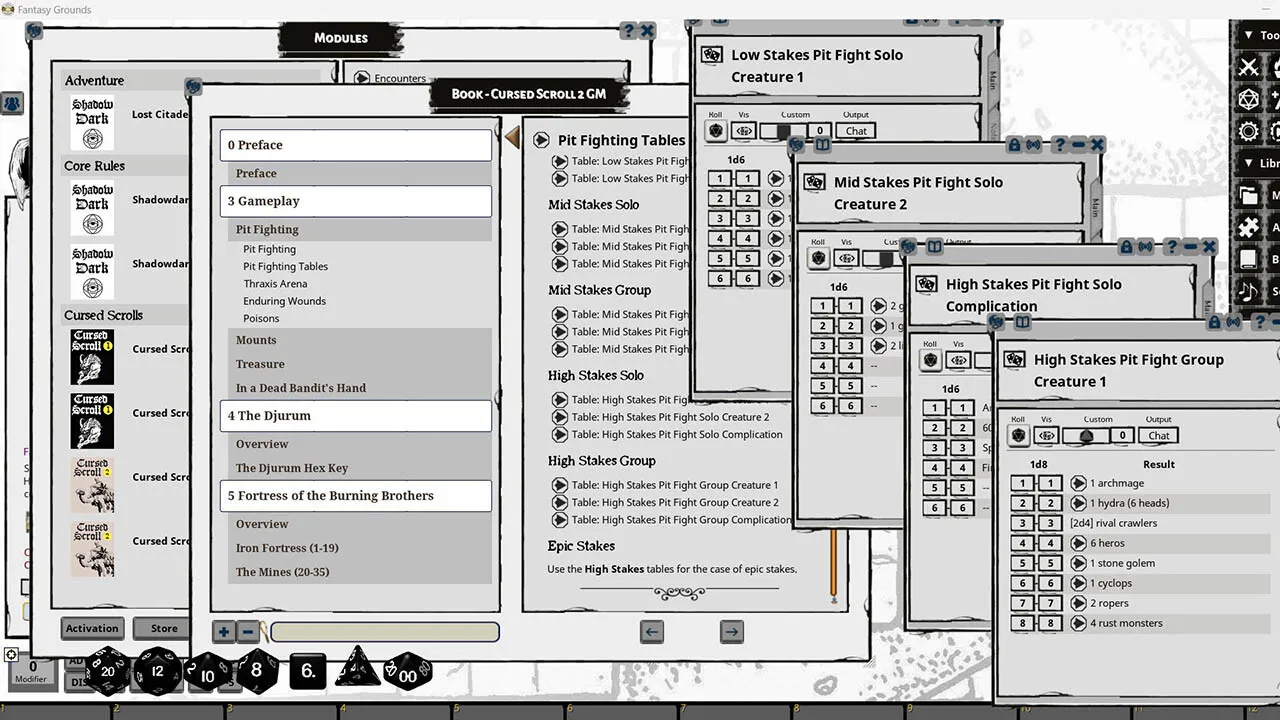 Fantasy Grounds - Cursed Scroll Zine, Vol. 2: Red Sands Screenshot 5