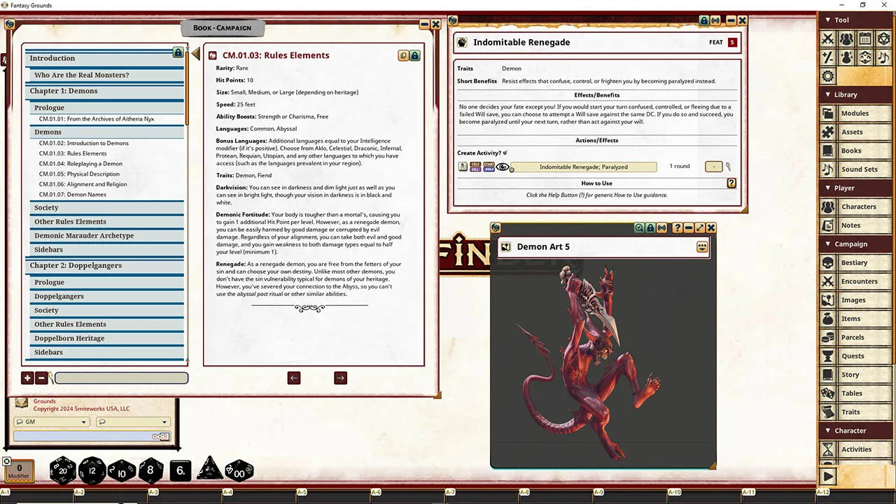 Fantasy Grounds - Battlezoo Ancestries: Classic Creatures Screenshot 0
