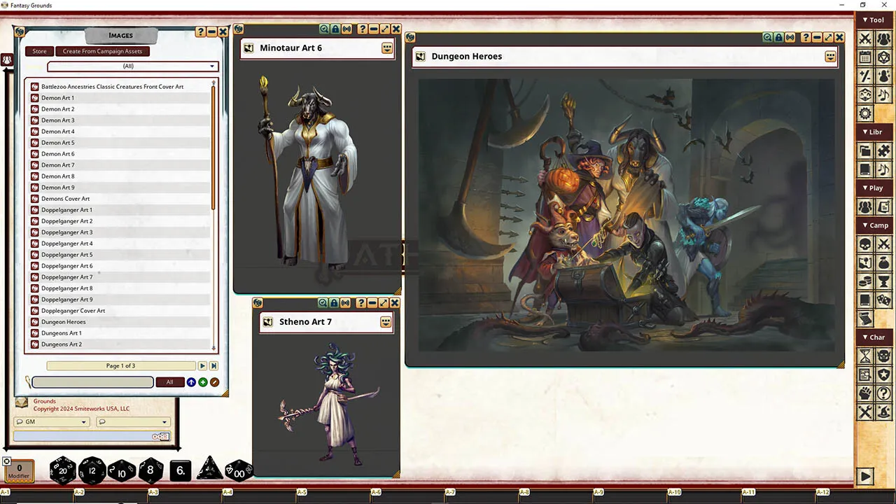 Fantasy Grounds - Battlezoo Ancestries: Classic Creatures Screenshot 1