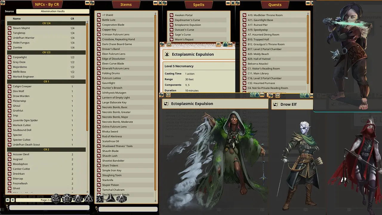 Fantasy Grounds - Pathfinder Adventure Path: Abomination Vaults (5E) Screenshot 3