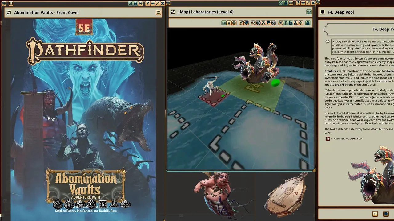 Fantasy Grounds - Pathfinder Adventure Path: Abomination Vaults (5E) Screenshot 2