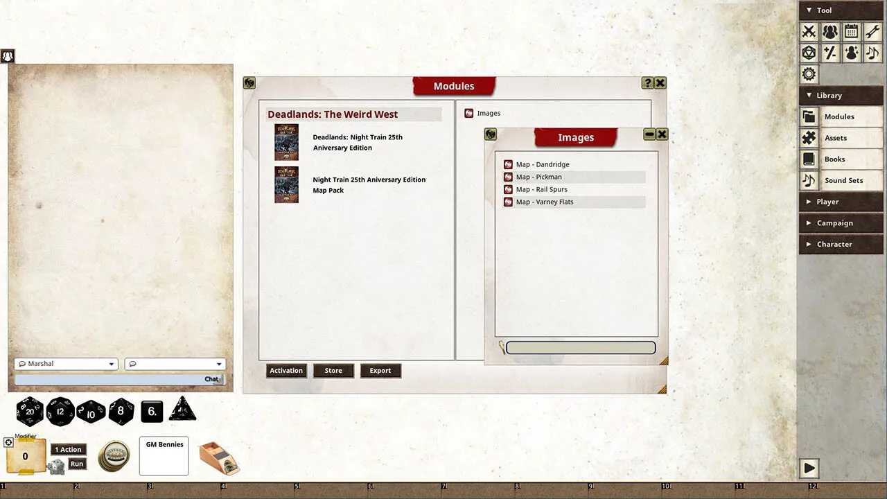 Fantasy Grounds - Deadlands Night Train 25th Anniversary Screenshot 0