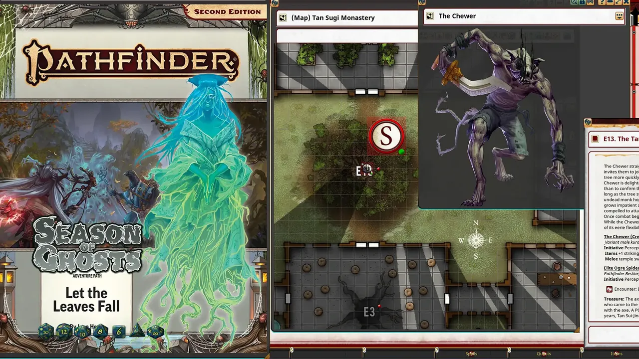 Fantasy Grounds - Pathfinder 2 RPG - Season of Ghosts AP 2: Let the Leaves Fall Screenshot 4