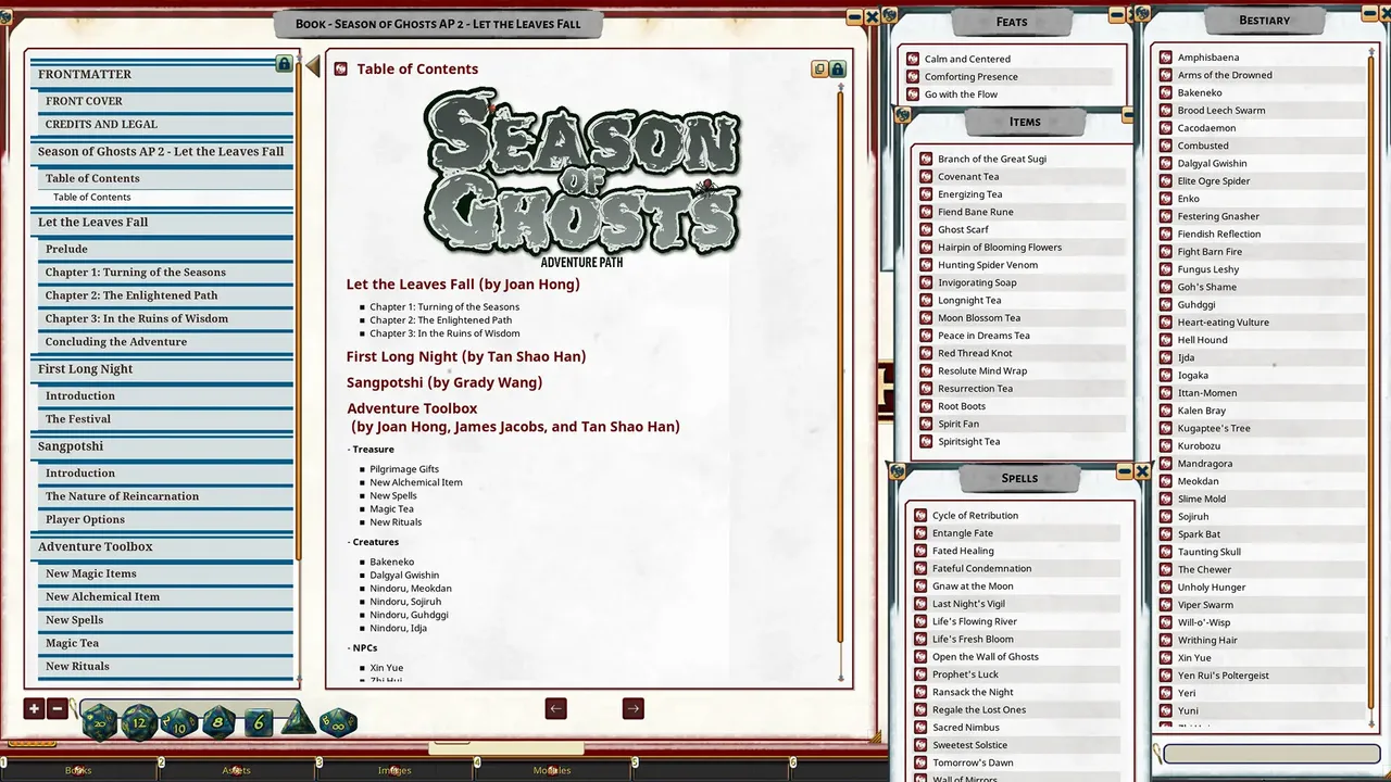 Fantasy Grounds - Pathfinder 2 RPG - Season of Ghosts AP 2: Let the Leaves Fall Screenshot 3