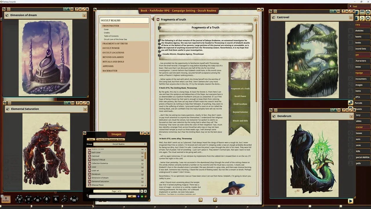 Fantasy Grounds - Pathfinder RPG - Campaign Setting: Occult Realms Screenshot 4