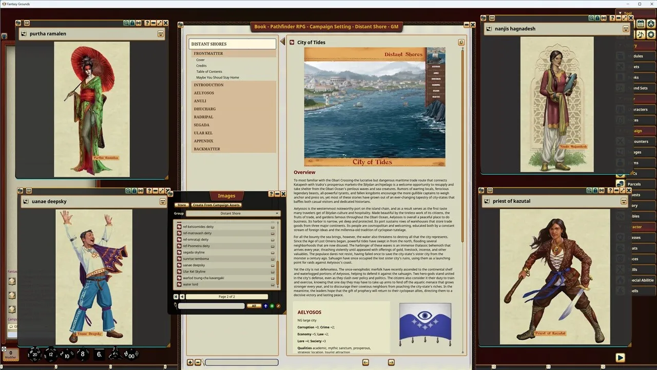 Fantasy Grounds - Pathfinder RPG - Campaign Setting: Distant Shores Screenshot 2