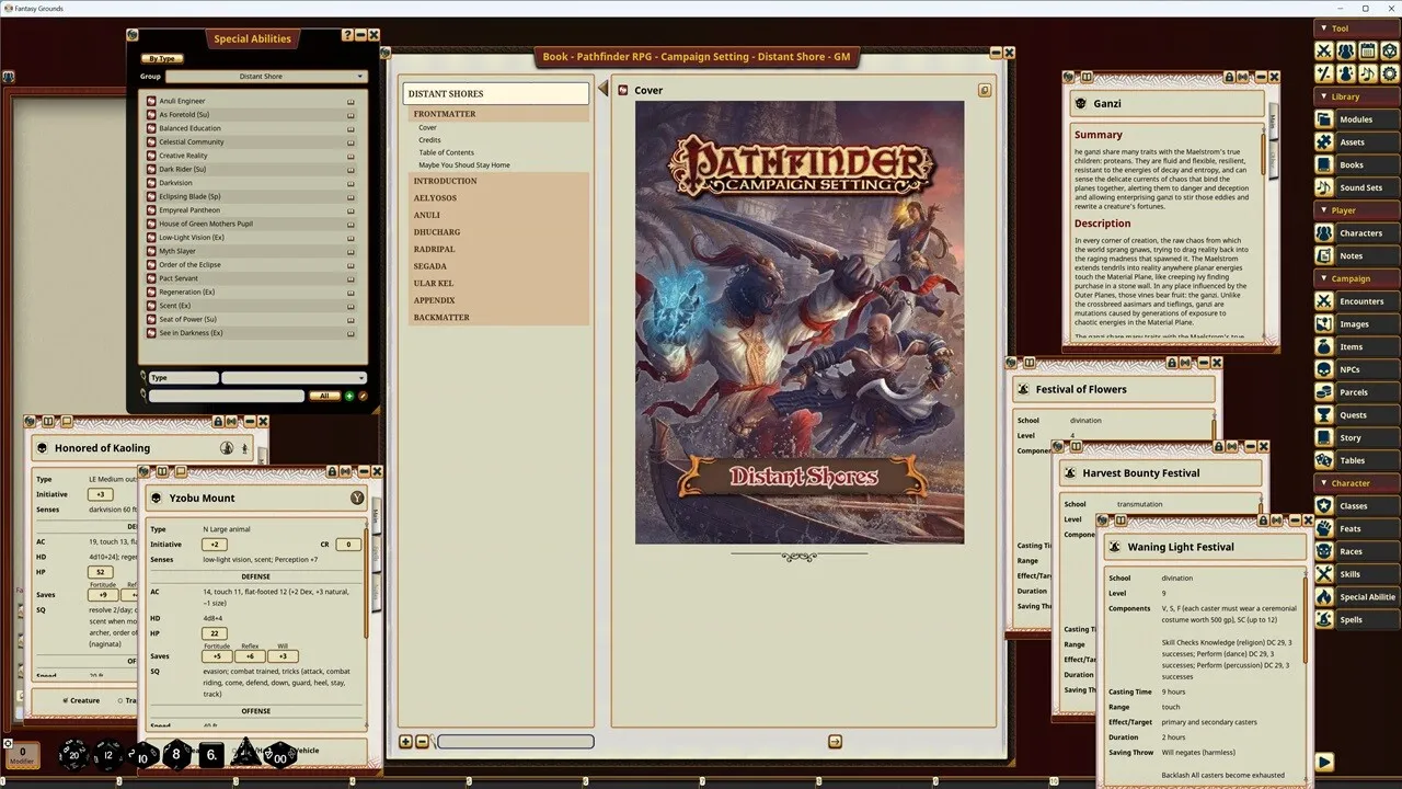 Fantasy Grounds - Pathfinder RPG - Campaign Setting: Distant Shores Screenshot 3