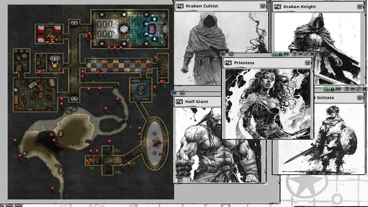 Fantasy Grounds - Temple of the Deep Dark Screenshot 2