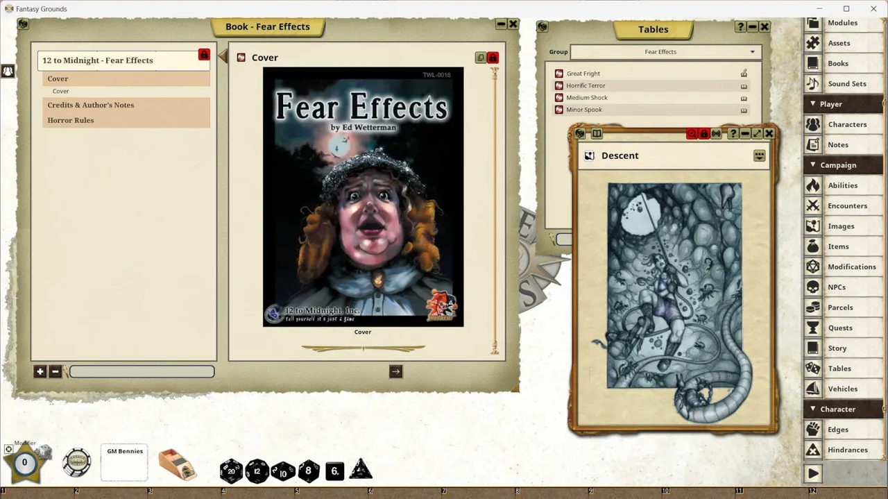 Fantasy Grounds - Fear Effects Screenshot 0