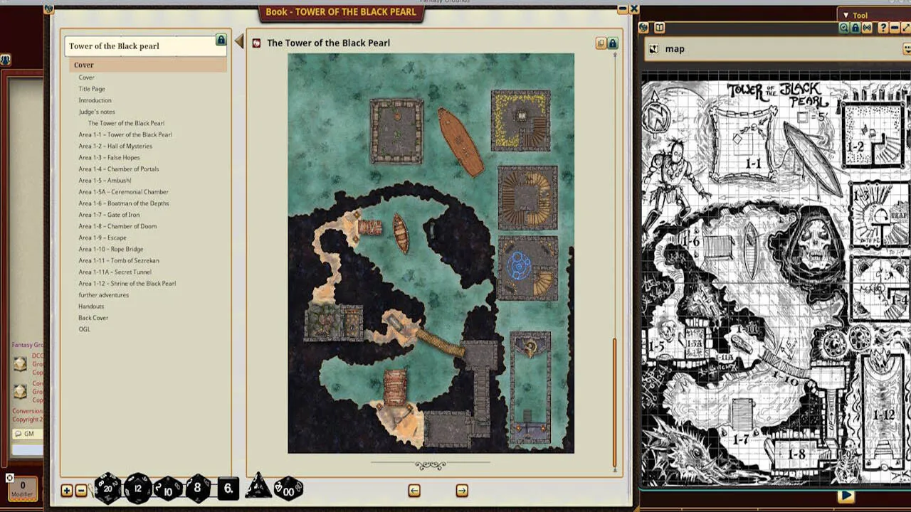 Fantasy Grounds - Dungeon Crawl Classics #79.5: Tower of the Black Pearl Screenshot 3