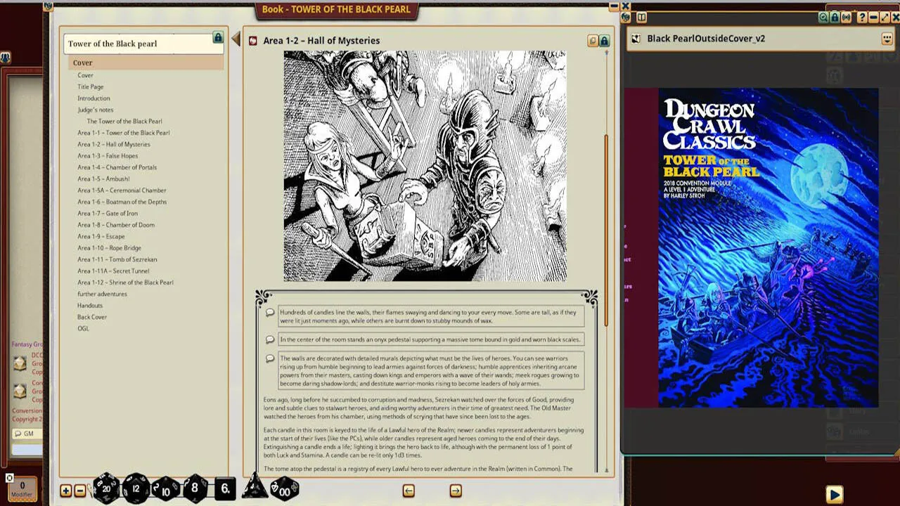 Fantasy Grounds - Dungeon Crawl Classics #79.5: Tower of the Black Pearl Screenshot 1
