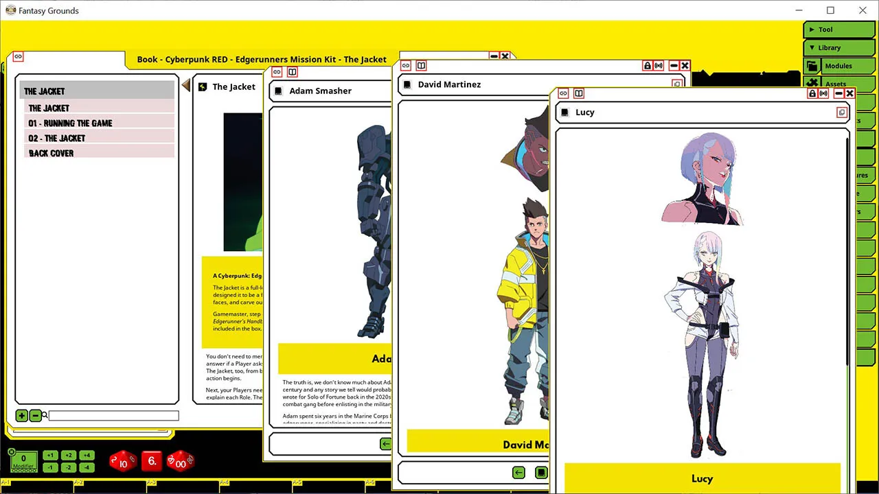 Fantasy Grounds - Cyberpunk RED - Cyberpunk: Edgerunners Mission Kit Screenshot 0