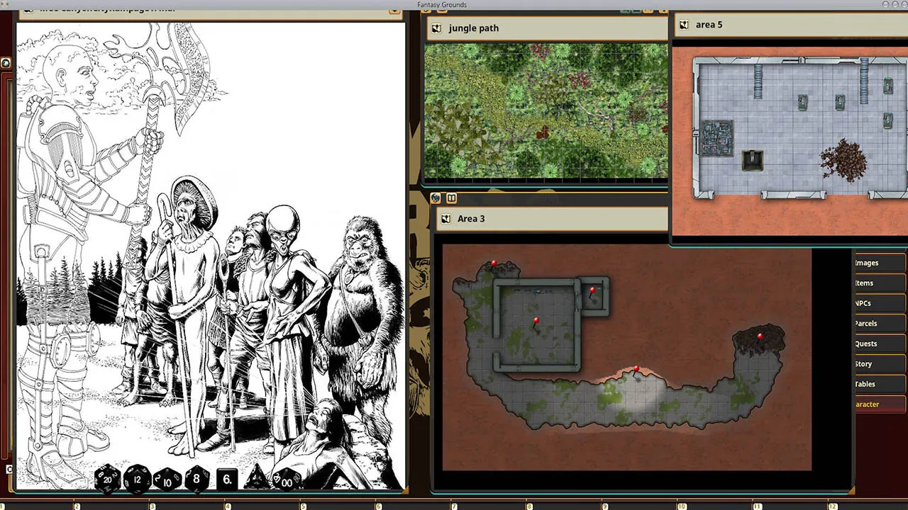 Fantasy Grounds - Mutant Crawl Classics #10: Seeking the Post-Humans Screenshot 2