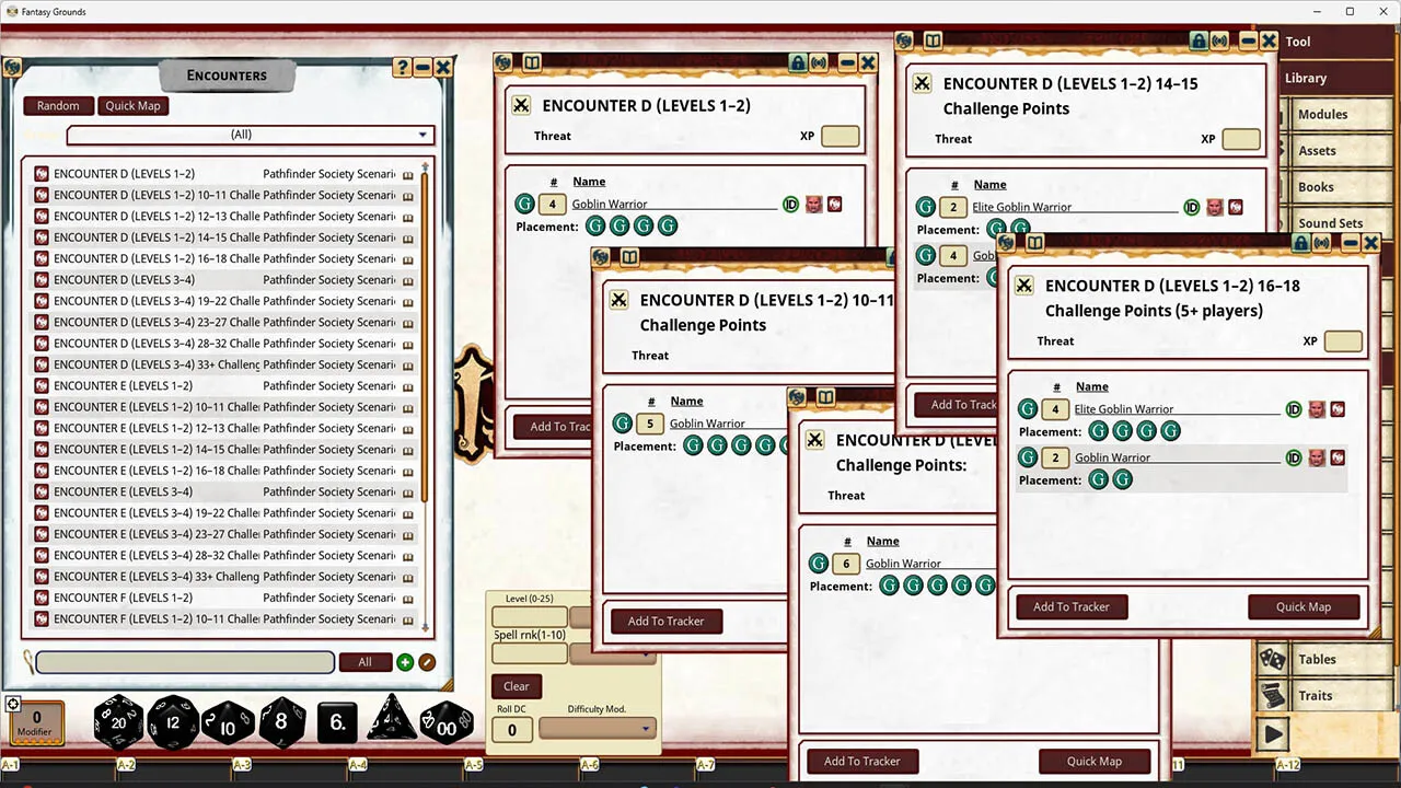 Fantasy Grounds - Pathfinder Society Scenario #5-07: Sewer Dragon Crisis Screenshot 3