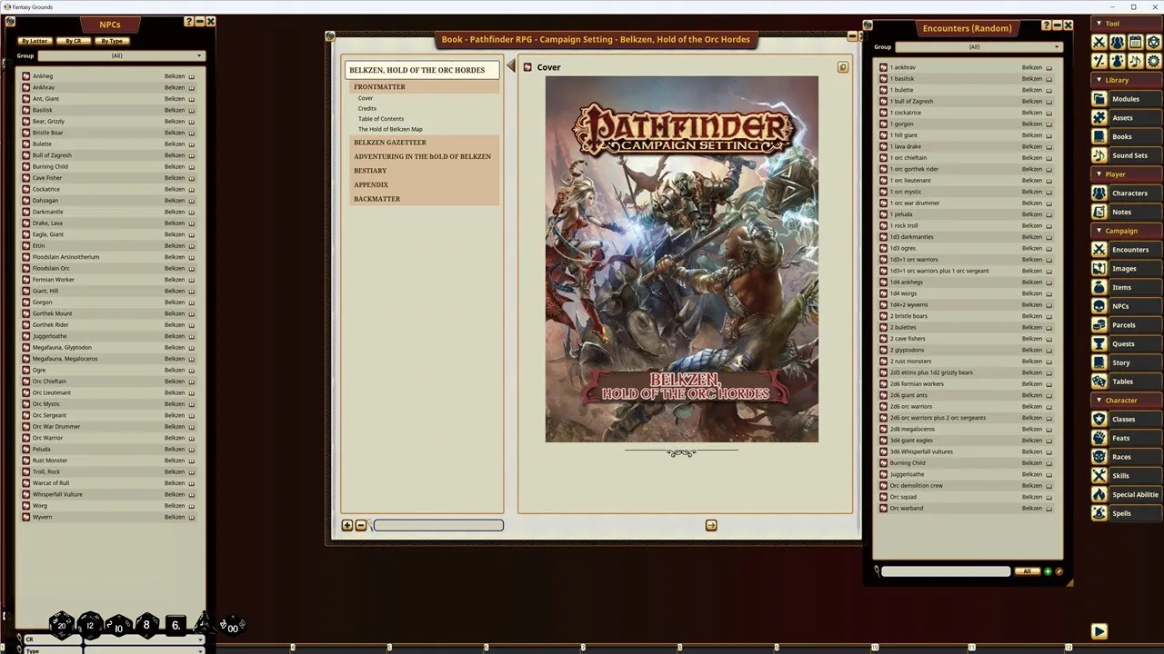 Fantasy Grounds - Pathfinder RPG - Campaign Setting: Belkzen, Hold of the Orc Hordes Screenshot 4