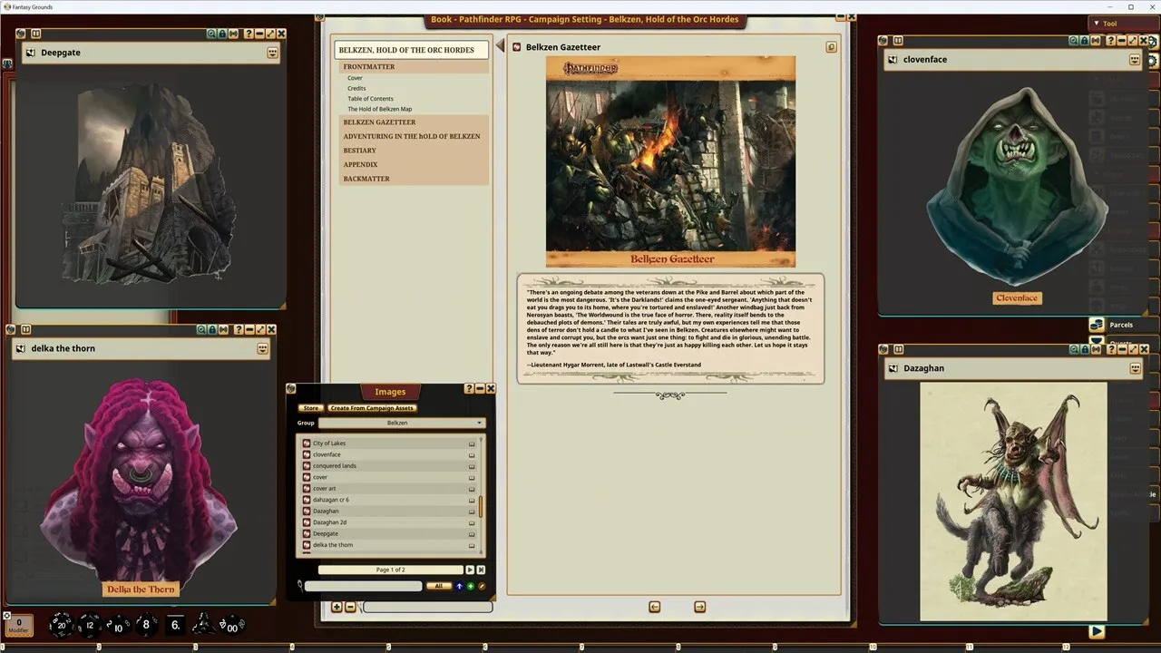 Fantasy Grounds - Pathfinder RPG - Campaign Setting: Belkzen, Hold of the Orc Hordes Screenshot 3