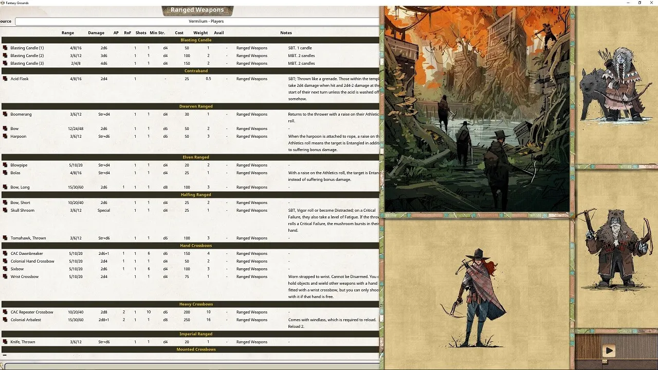 Fantasy Grounds - Vermilium Screenshot 0