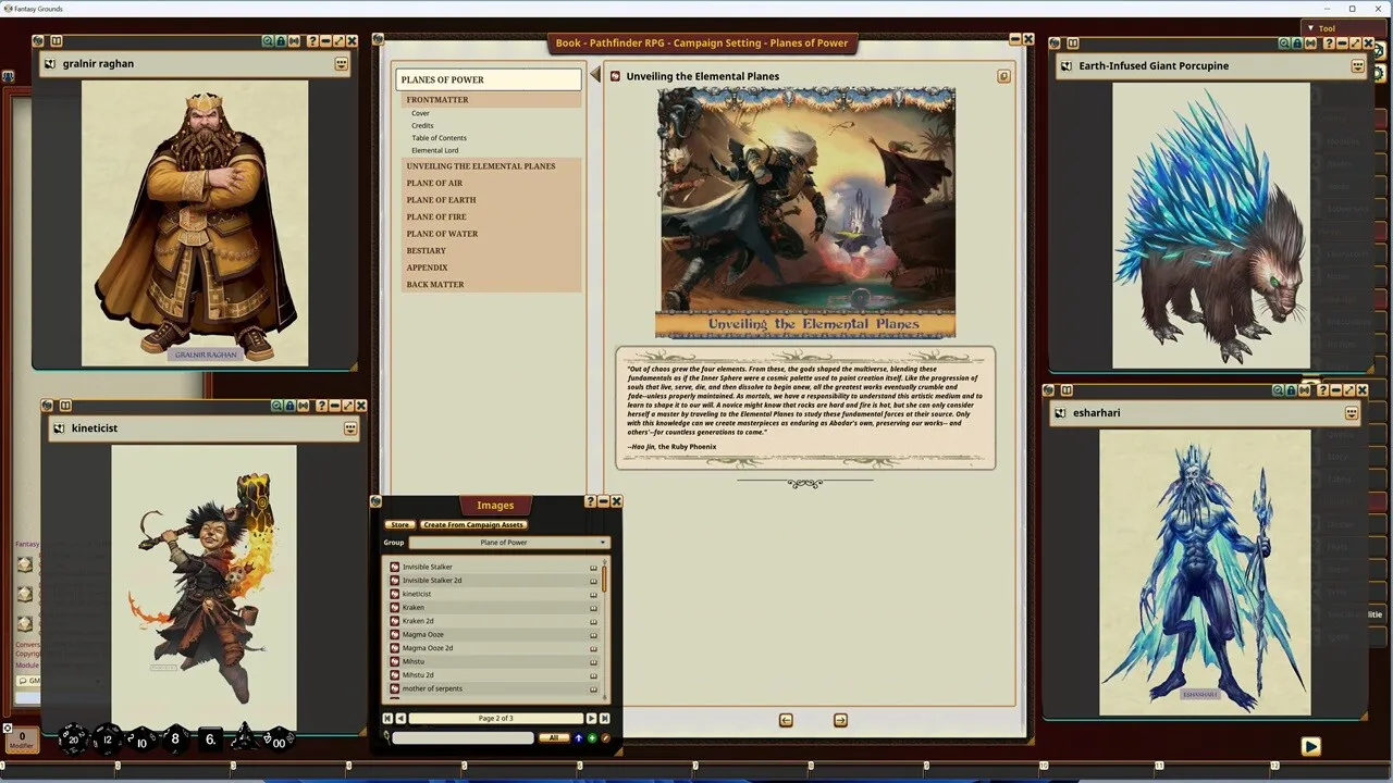 Fantasy Grounds - Pathfinder RPG - Campaign Setting: Planes of Power Screenshot 4