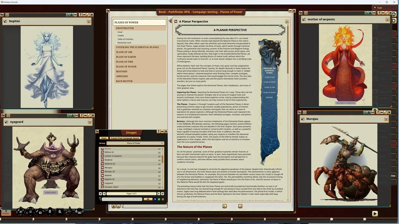 Fantasy Grounds - Pathfinder RPG - Campaign Setting: Planes of Power Screenshot 6