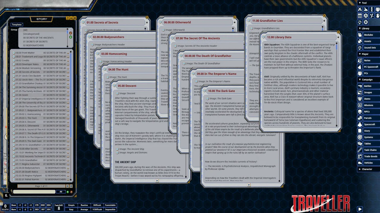 Fantasy Grounds - Secrets of the Ancients Screenshot 1