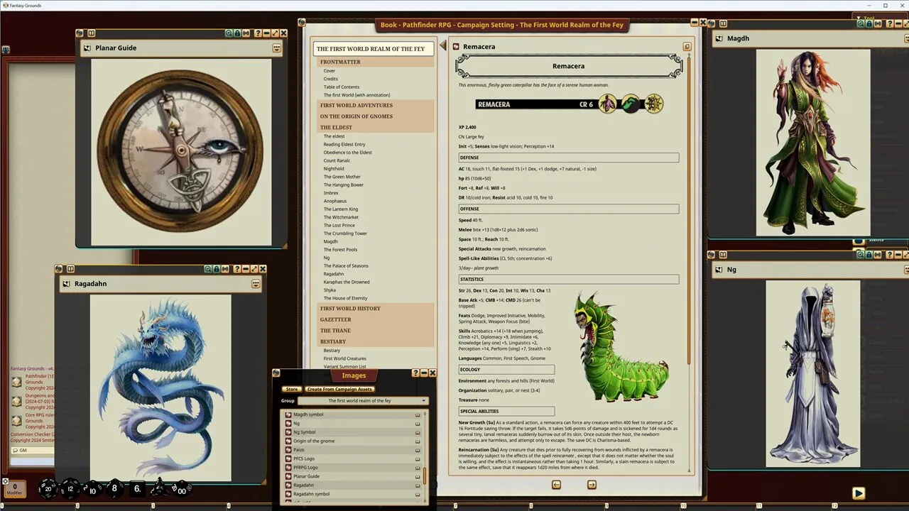 Fantasy Grounds - Pathfinder RPG - Campaign Setting: The First World, Realm of the Fey Screenshot 3