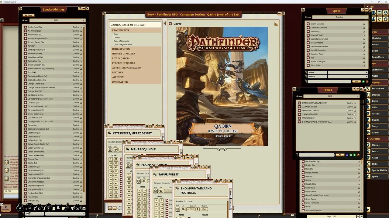Fantasy Grounds - Pathfinder RPG - Campaign Setting: Qadira, Jewel of the East Screenshot 0
