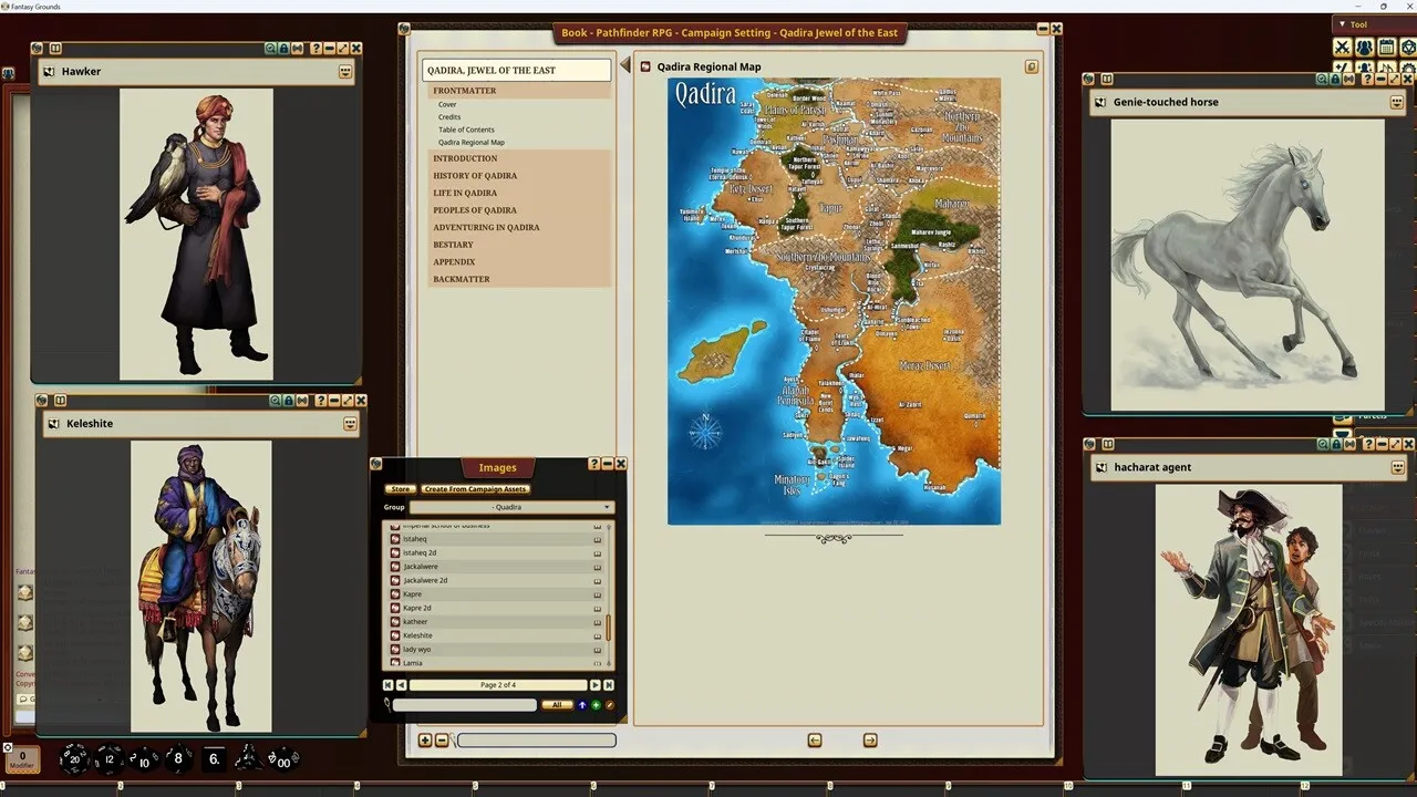 Fantasy Grounds - Pathfinder RPG - Campaign Setting: Qadira, Jewel of the East Screenshot 2