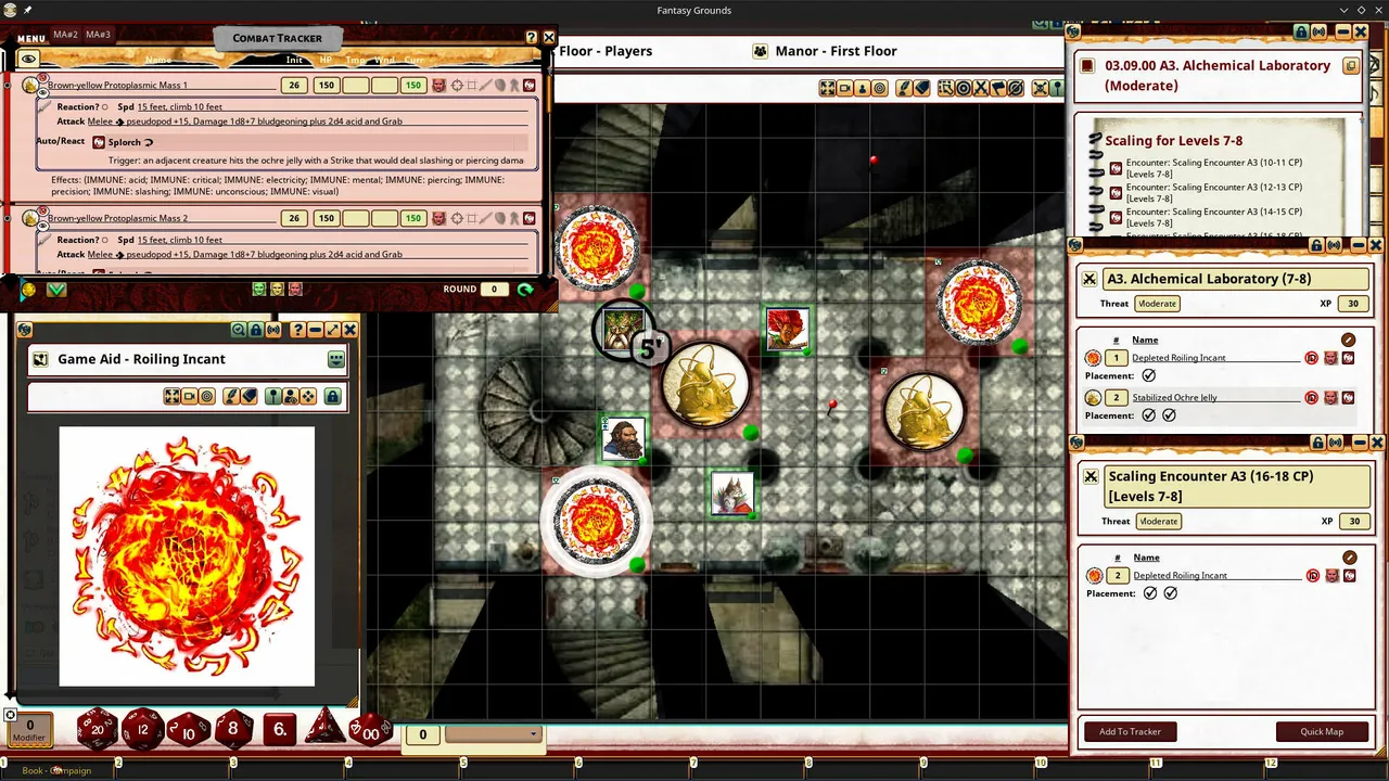 Fantasy Grounds - Pathfinder 2 RPG - Pathfinder Society Scenario 4.06 - Signal from the Electric Laboratory Screenshot 5
