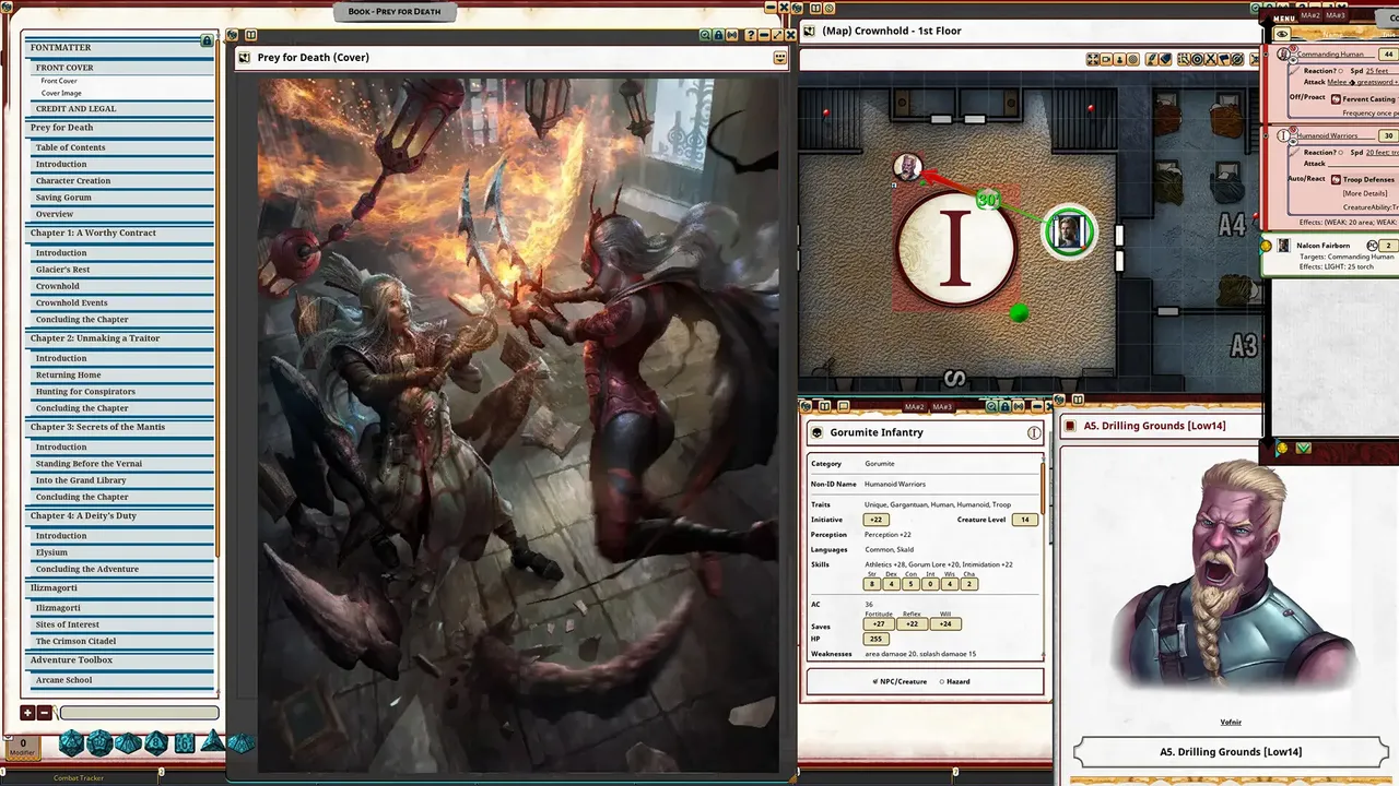 Fantasy Grounds - Pathfinder 2 RPG - Adventure: Prey for Death Screenshot 3