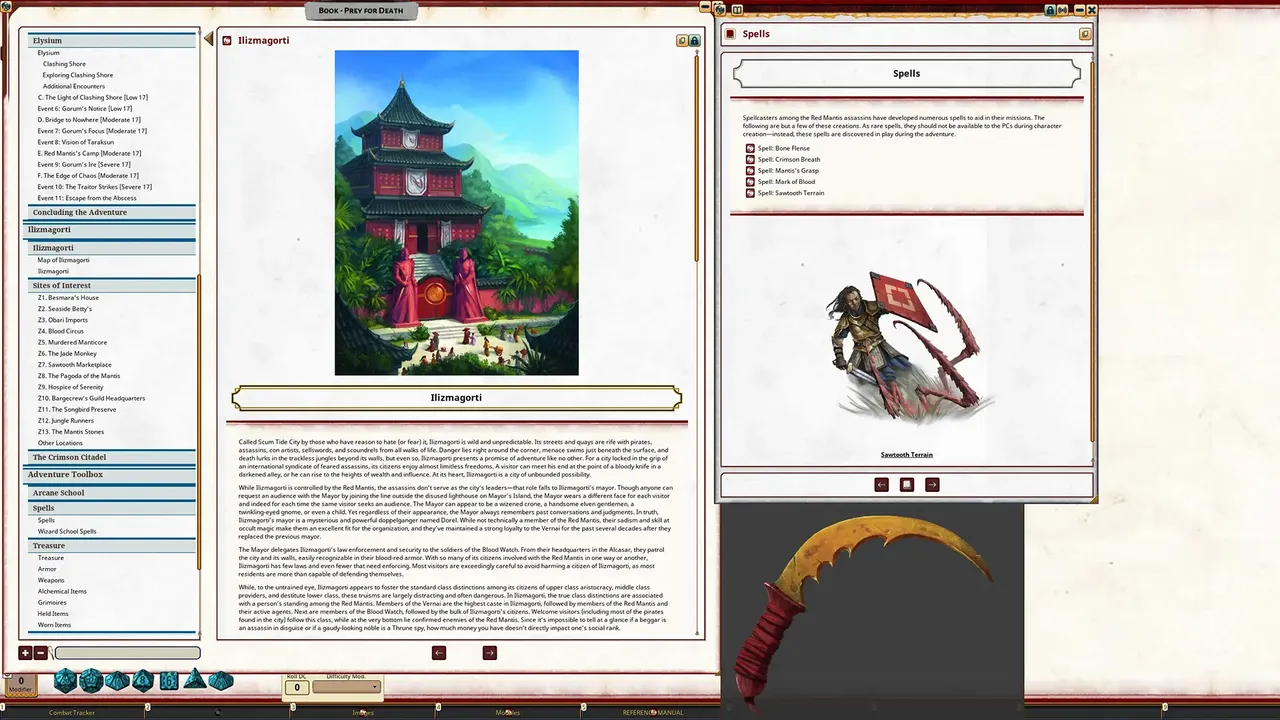 Fantasy Grounds - Pathfinder 2 RPG - Adventure: Prey for Death Screenshot 2