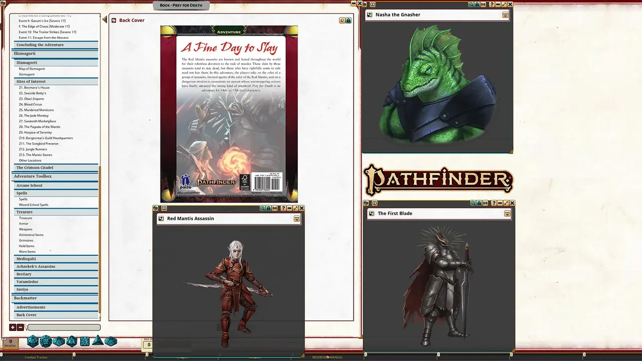Fantasy Grounds - Pathfinder 2 RPG - Adventure: Prey for Death Screenshot 0