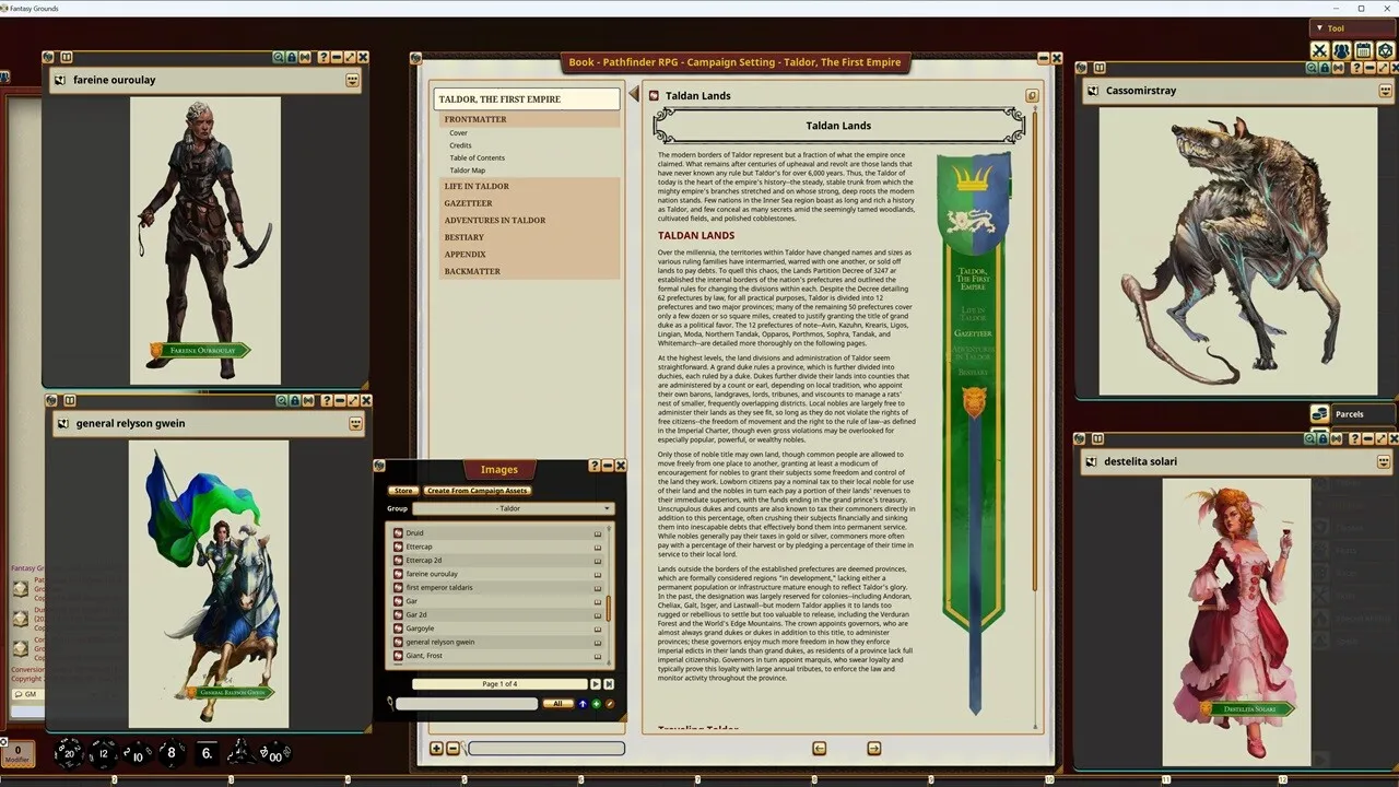 Fantasy Grounds - Pathfinder RPG - Campaign Setting: Taldor, The First Empire Screenshot 3