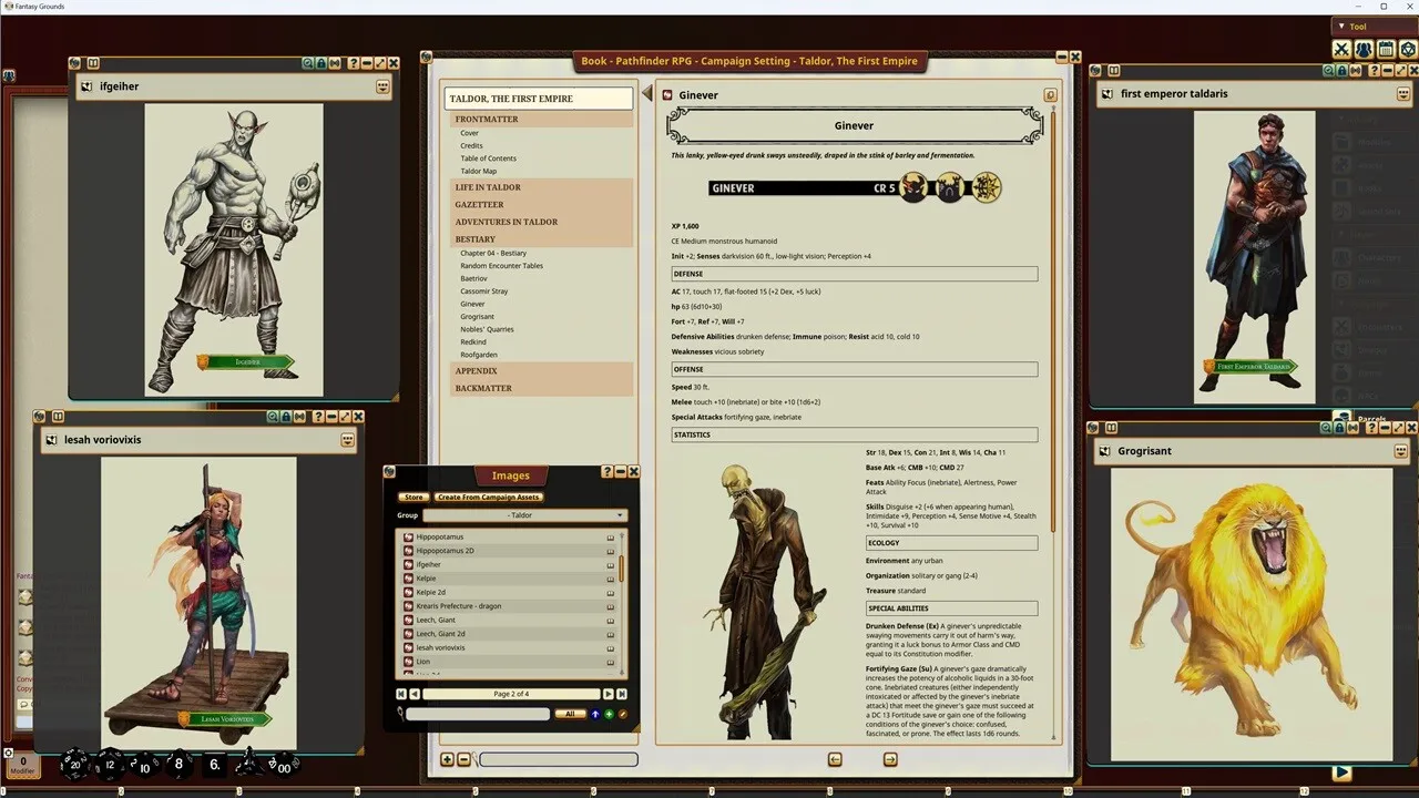 Fantasy Grounds - Pathfinder RPG - Campaign Setting: Taldor, The First Empire Screenshot 1