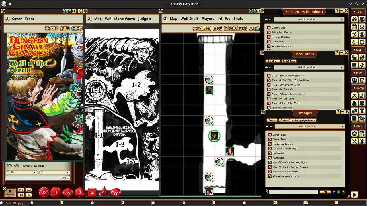Fantasy Grounds - Dungeon Crawl Classics #76.5: Well of the Worm Screenshot 5