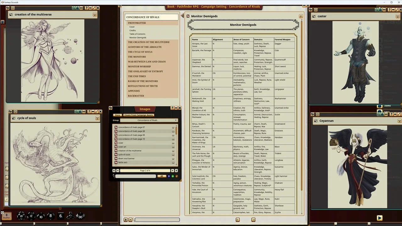 Fantasy Grounds - Pathfinder RPG - Campaign Setting: Concordance of Rivals Screenshot 3