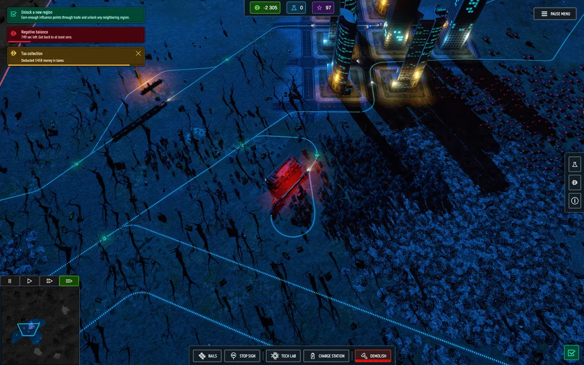 Cargo Protocol: Cyberpunk Trains Screenshot 0