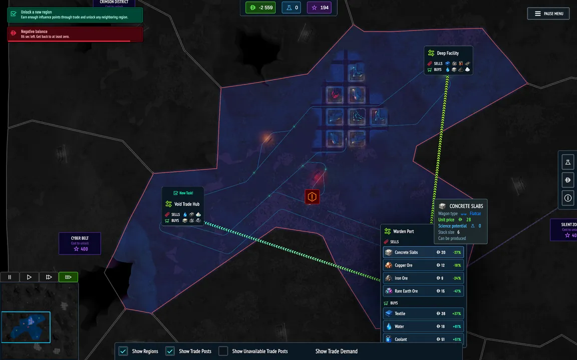 Cargo Protocol: Cyberpunk Trains Screenshot 1