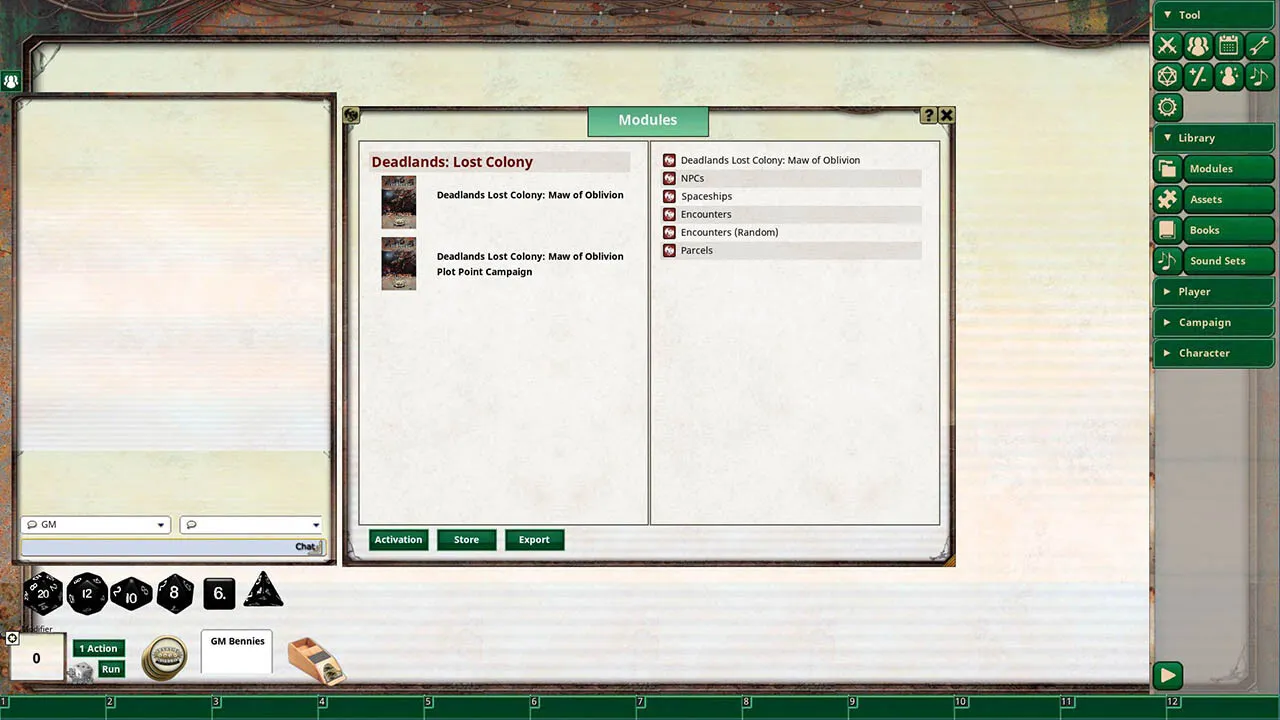 Fantasy Grounds - Deadlands: Lost Colony - Maw of Oblivion Screenshot 5