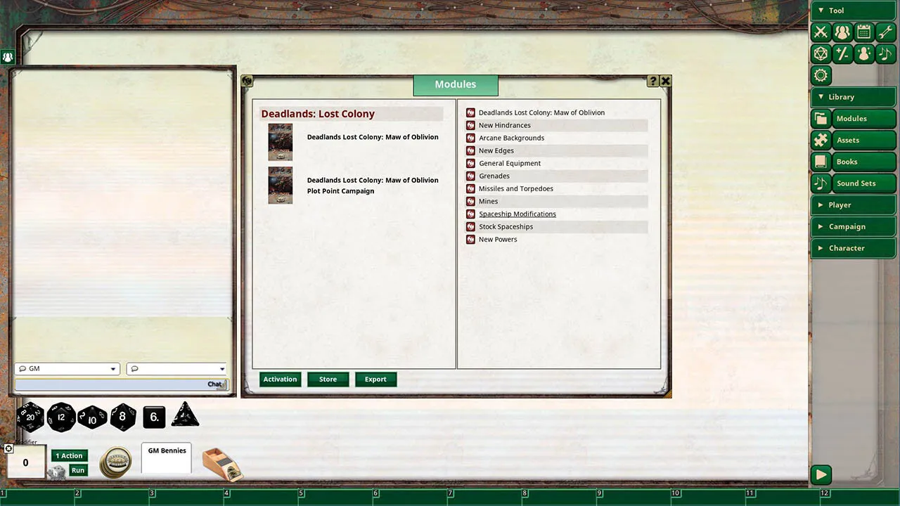 Fantasy Grounds - Deadlands: Lost Colony - Maw of Oblivion Screenshot 2