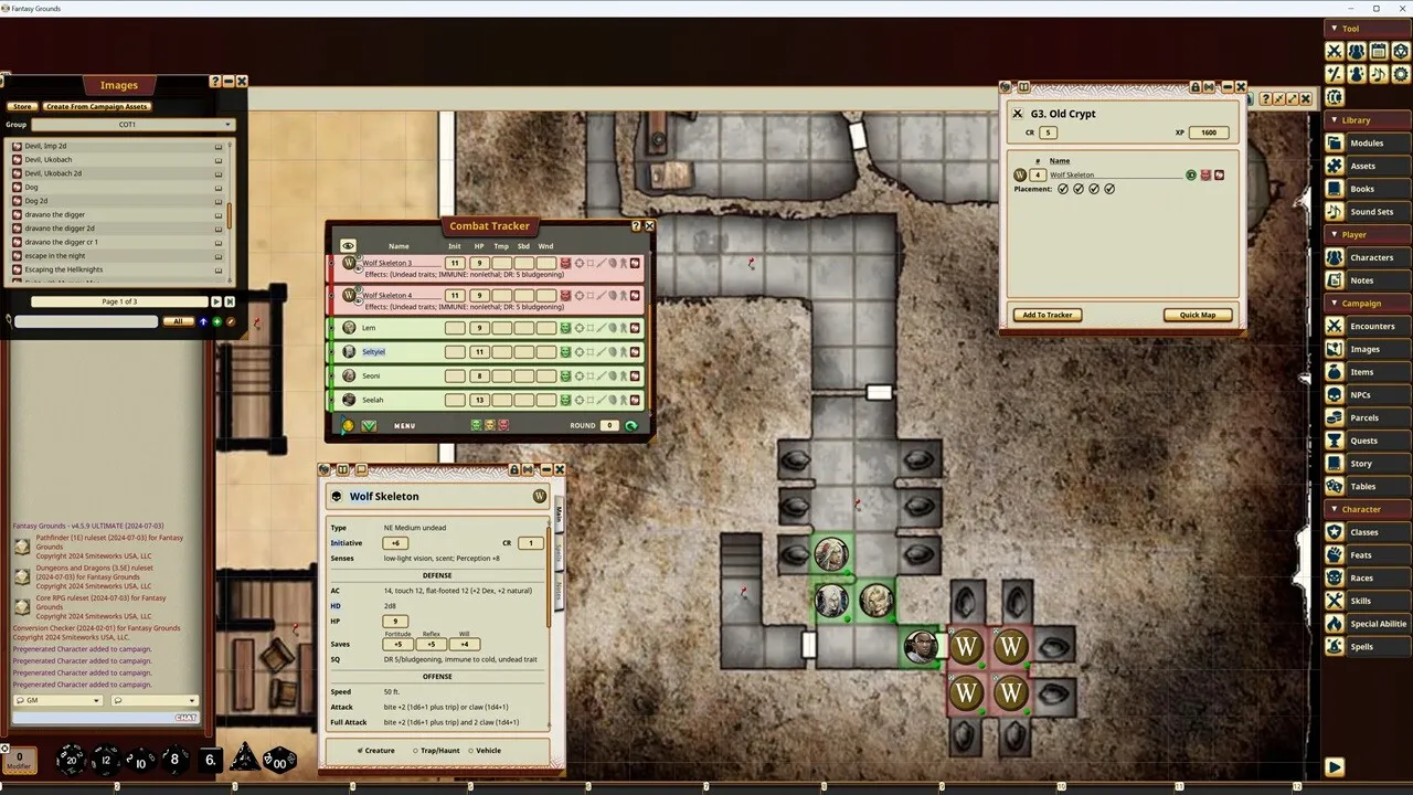 Fantasy Grounds - Pathfinder RPG - Council of Thieves Adventure Path (1 of 6) - The Bastards of Erebus Screenshot 4