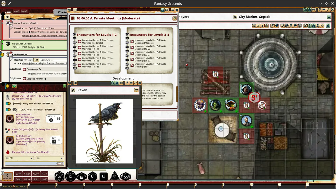 Fantasy Grounds - Pathfinder 2 RPG - Pathfinder Society Scenario 4.12 - Negotiations for the Star Gun Screenshot 1