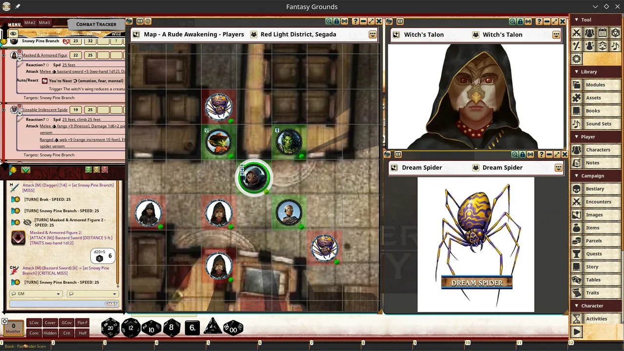 Fantasy Grounds - Pathfinder 2 RPG - Pathfinder Society Scenario 4.12 - Negotiations for the Star Gun Screenshot 3